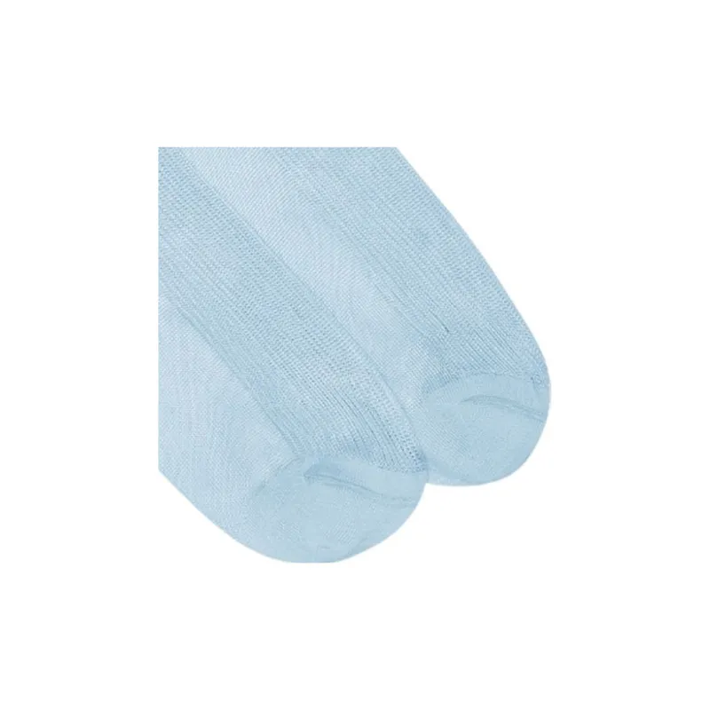 VERSACE SS24 Mid-Calf Socks Women's 1 Pack Light Blue-4