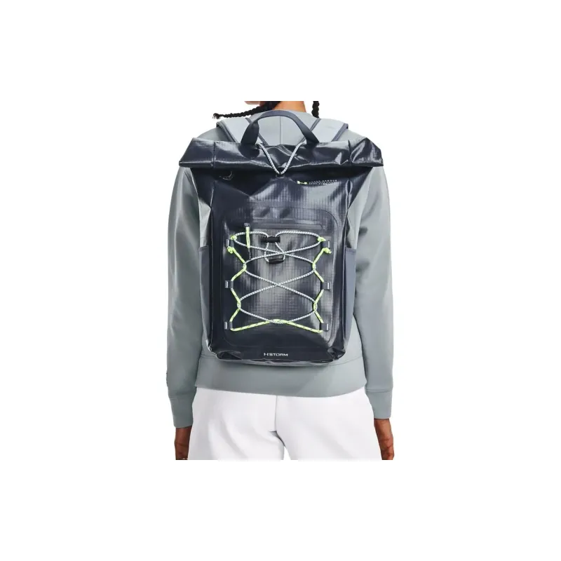 Under Armour Polyester Backpack Regular Unisex Downpour Gray-3