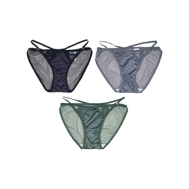 Flowers In Water Underpants Women's 3 Pack-15