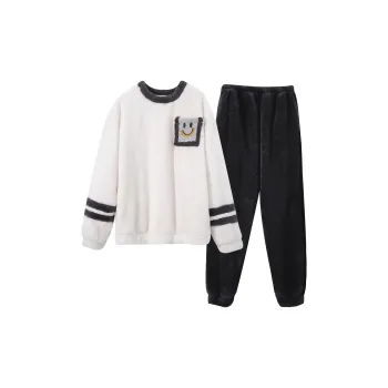 Ta Yan Winter Pajama Set Men's White