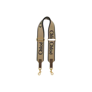 Chloe Polyester Bag Shoulder Strap Women's Bronzed Brown
