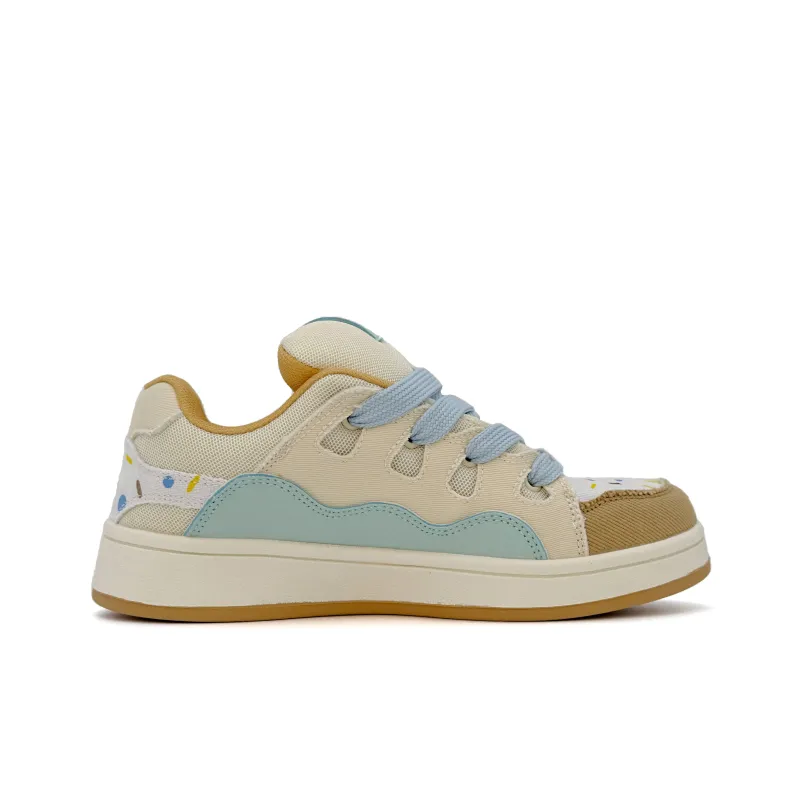 XIANGSU Niche Trendy Fashion Anti Slip Wear Resistant Low Top Skateboard Shoes Women's-2