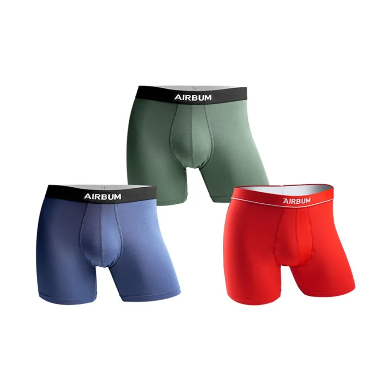 Airbum Underwear Underpants Men's Combo Set Red-18