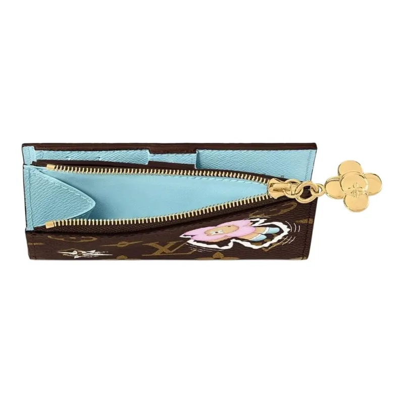 LOUIS VUITTON Lisa Wallet Monogram/Azur Frost-2