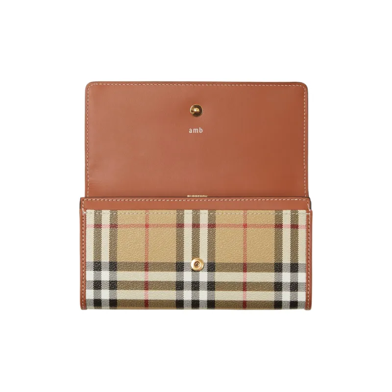 Burberry Halton Checked Wallet Archive Beige-3