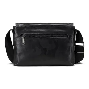 PIERRE CARDIN Fabric Crossbody Bag Men's Gray