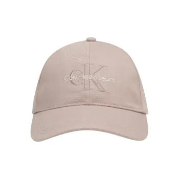 CALVIN KLEIN 100% Cotton Baseball Caps Unisex Mocha Milk