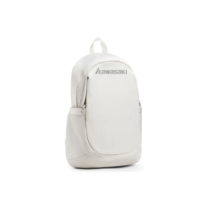 Kawasaki Nylon Fitness Backpack Unisex Light Blue/Black/Ecru-15