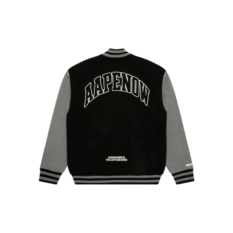 Aape Logo Baseball Jacket-1