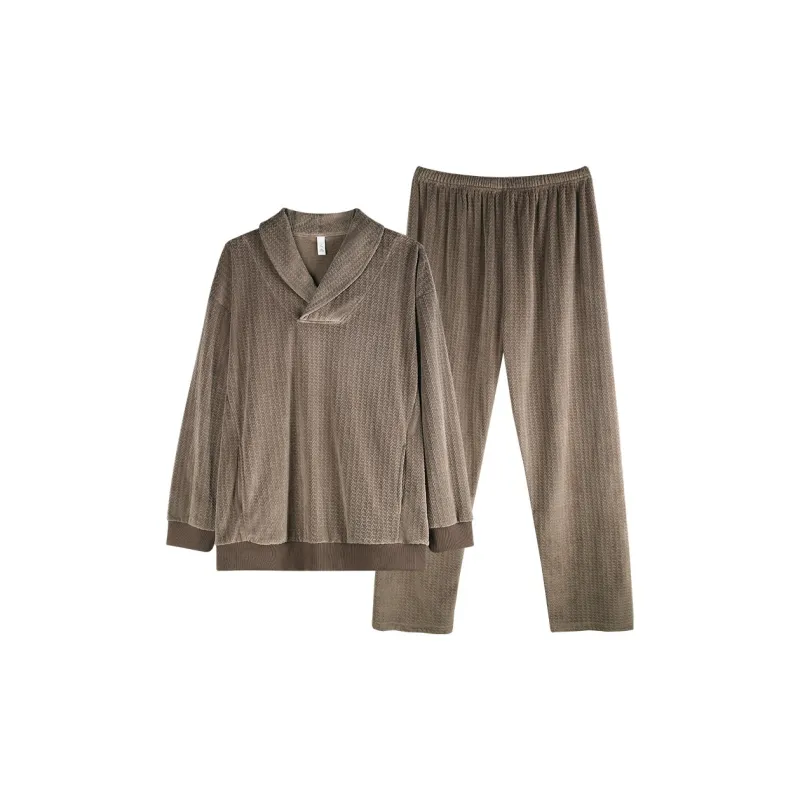 Xuan Liang Pajama Set Men's Stone Gray-0