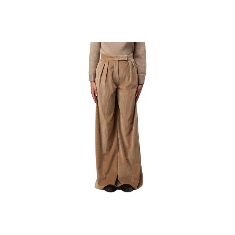 MaxMara High Waist Wide Leg Trousers-1