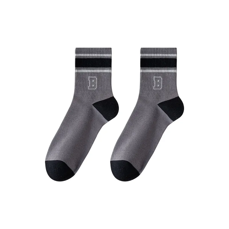 Lan Miao Mid Calf Socks Men's 5 Pack-1