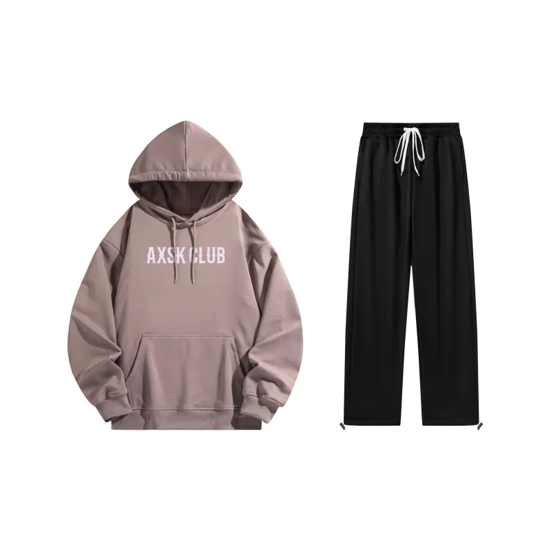 A.X.S.K Sweatshirt Sets Unisex-25