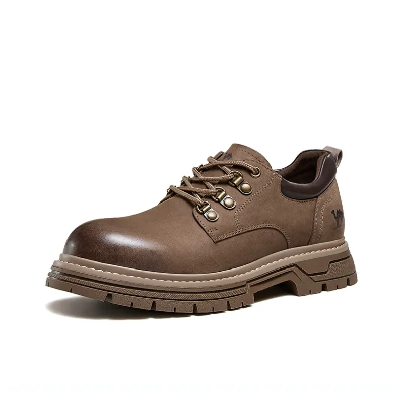 CAMEL Men's Casual Shoes Men Low Top Desert Yellow, Non Enzyme Brown-6