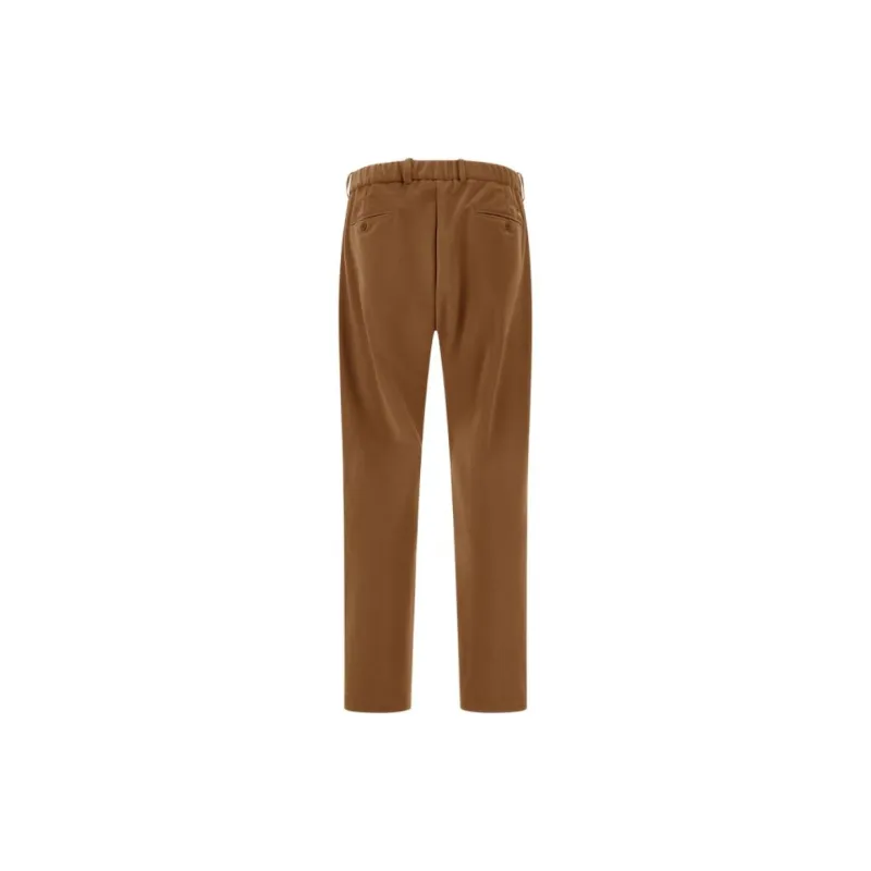 HERNO Drawstring Pleated Trousers-1