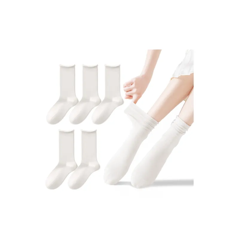 B&C.Room Mid Calf Socks Fall Winter Women's 5 Pack-1