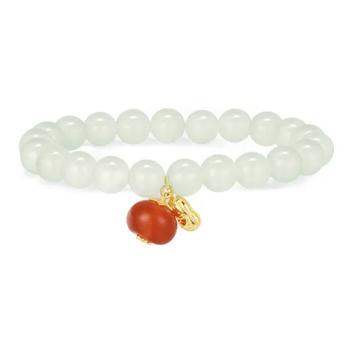 FANCI Hetian Jade Bracelets Pale Greenish White Jade Women's