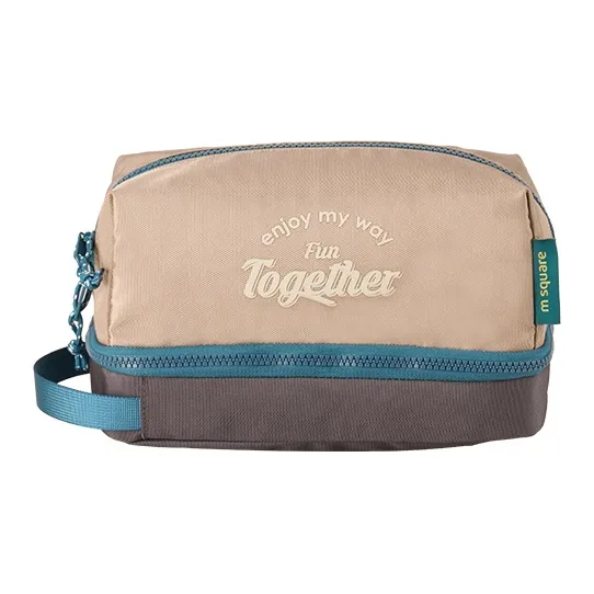 M Square Polyester Toiletry Bag Regular Unisex Multicolor-21