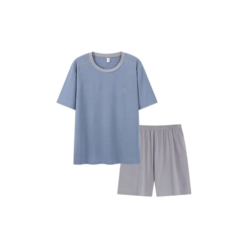MADALLO Pajama Set Men's Steel Blue-2
