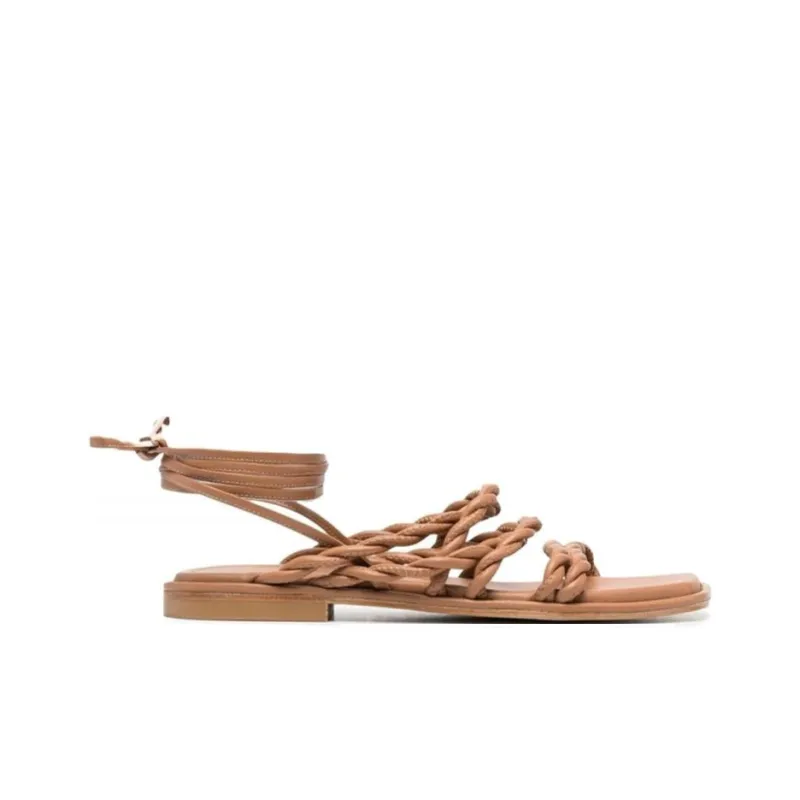 stuart weitzman Braided-strap Sandals-1