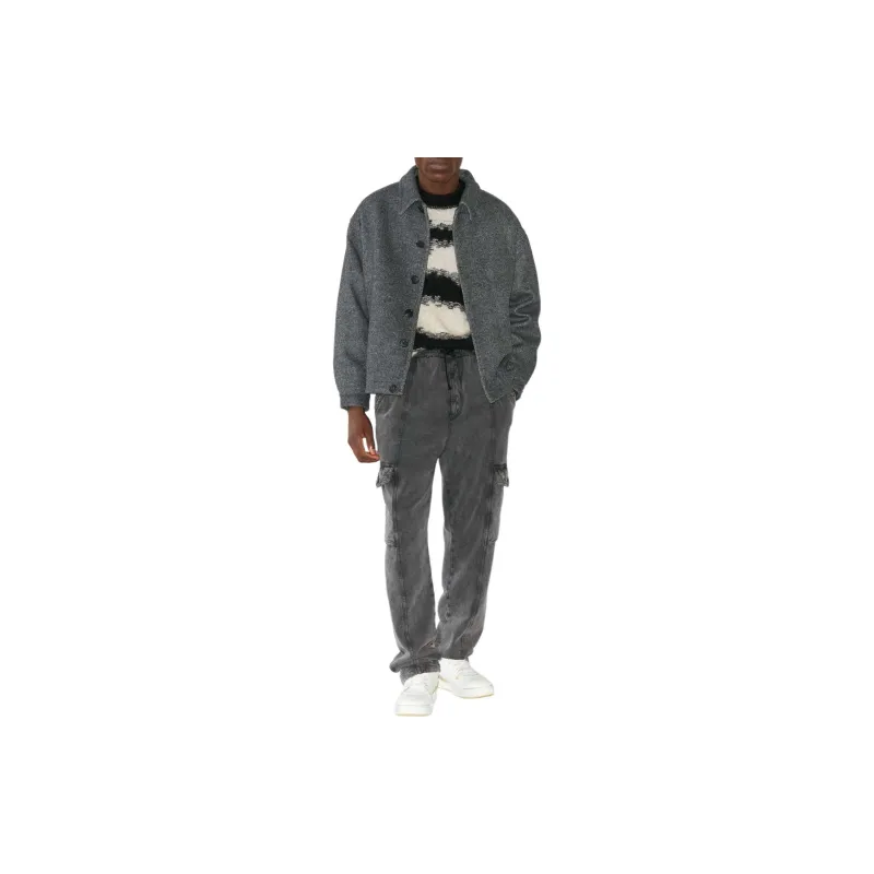 ISABEL MARANT Coats Men Gray-1