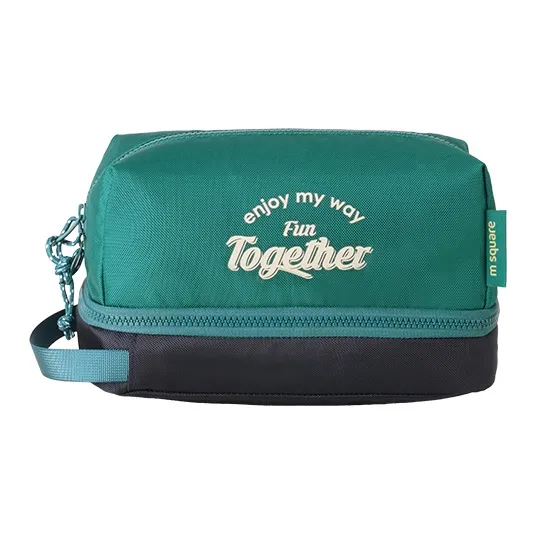 M Square Polyester Toiletry Bag Regular Unisex Multicolor-6