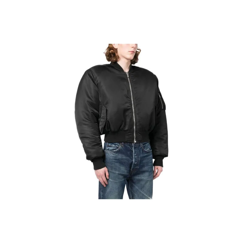 VTMNTS Padded Cropped Bomber Jacket-3