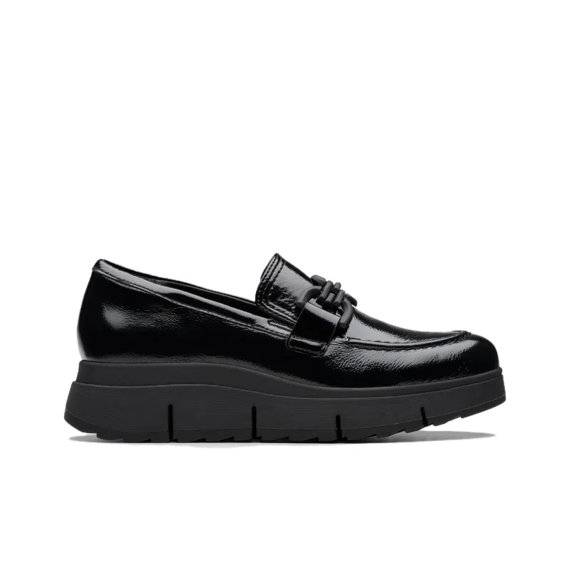 Clarks Loafers Women's Black Patent Leather-1