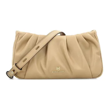 MICHAEL KORS Hannah Leather Shoulder Bag Crossbody Bag Regular Women's Camel