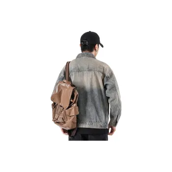 SUNDANCE Denim Jacket Men's Yellow Mud