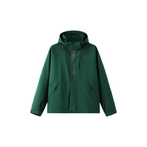 Skechers Windbreaker Jackets Unisex Rainforest Green