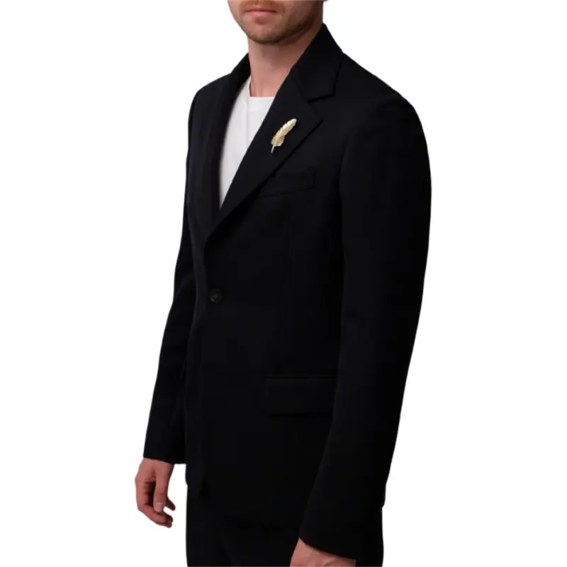Golden Goose Single-Breasted Buttoned Blazer-1