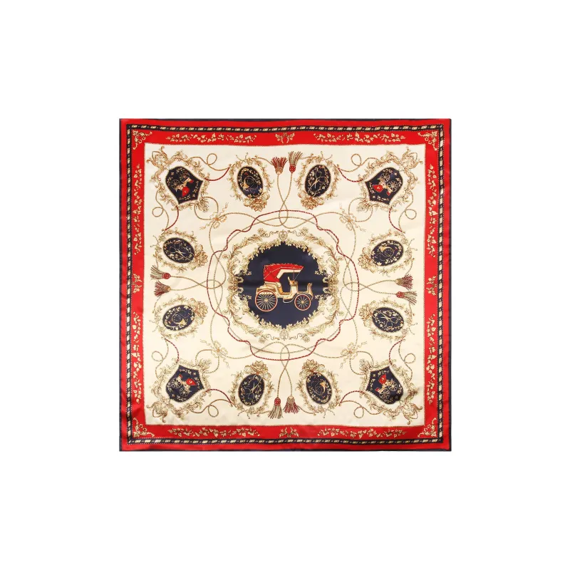 Shanghai Story 100% Mulberry Silk Scarves Women's Blue White, Gift Box Set-27