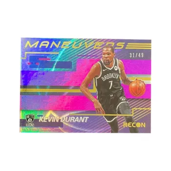 PANINI 2020 21 Recon Nets Kevin KD Teca Highway Refringence Silver Fold Basketball Card Product Pass Sports Cards 1 Pc