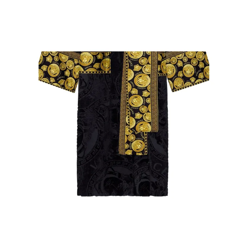 VERSACE Medusa Amplified Cotton Bathrobe-4