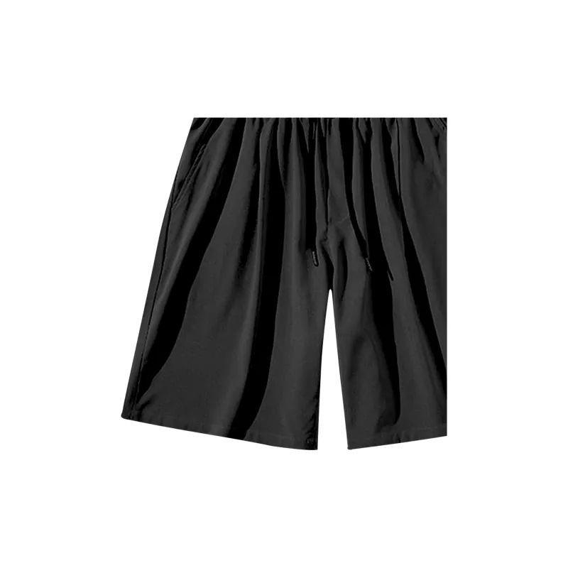 Flowers In Water Pajama Pants Men's Black-5