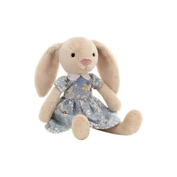 JELLYCAT Bunny Collection Floral Gown Lotti Dolls Plush Doll 27cm Height