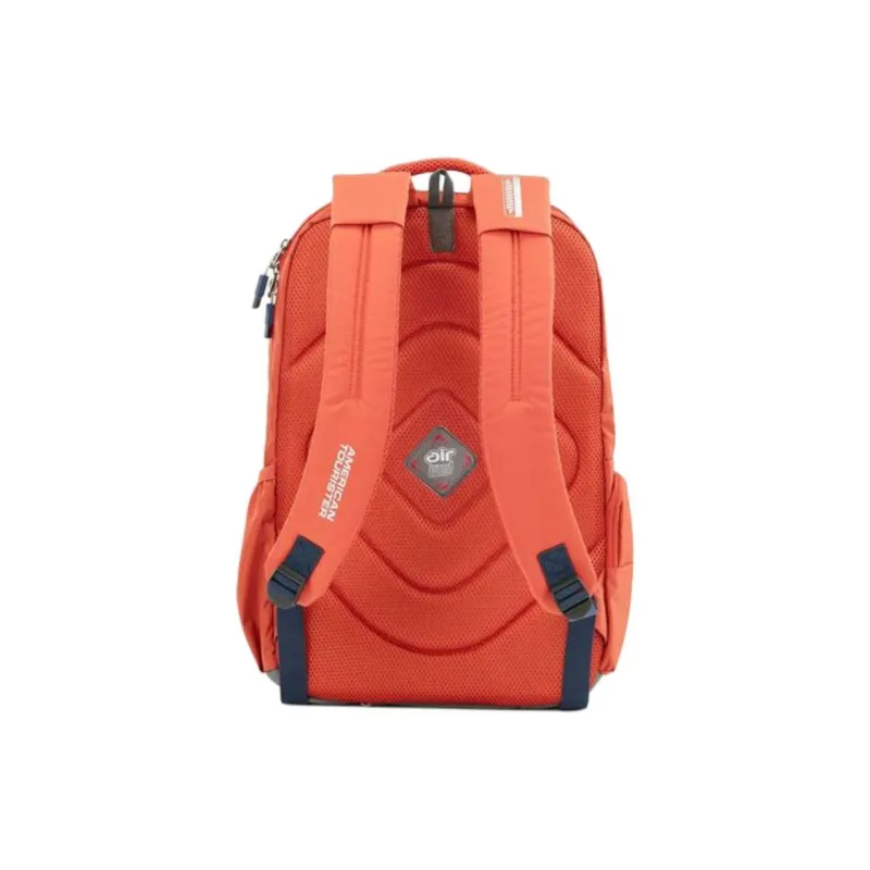 AMERICAN TOURISTER Polyester Backpack Unisex Leather Chantilly Red-4