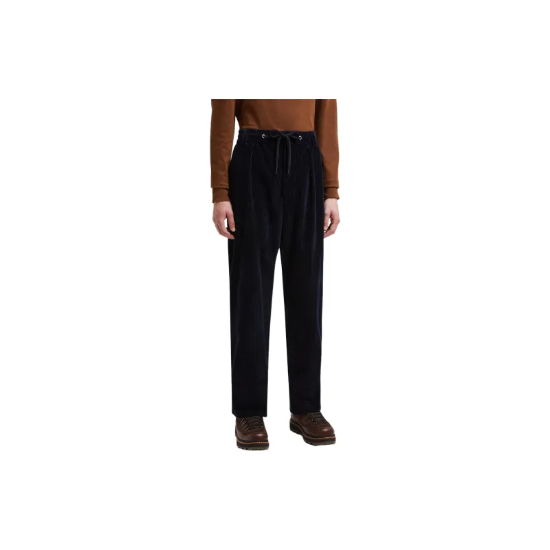 Moncler Drawstring Corduroy Straight Leg Trousers-2