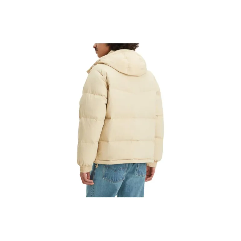 Levi's Rockridge Short Puffer Jacket Jackets Coats Men's Beige-4