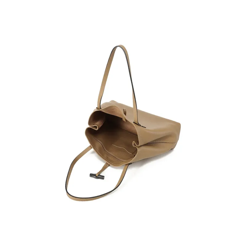 LONGCHAMP Cow Leather Handbag Women's Sand Dune-5