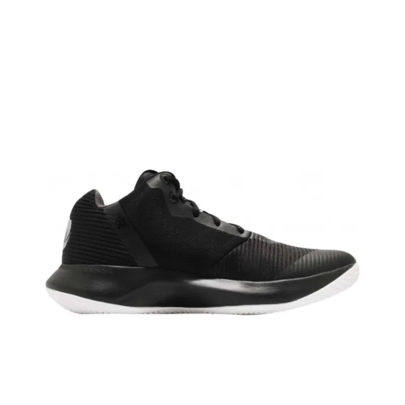 Adidas D Rose Lethality Anti-Slip Wear-Resistant Low-Top Basketball Shoes Men's Black-1