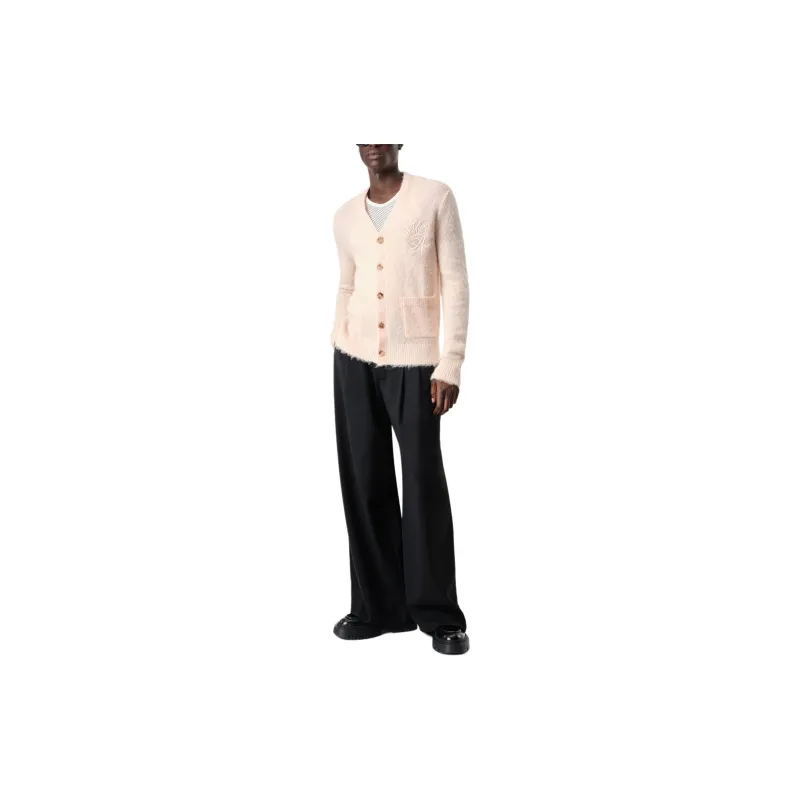 AMIRI Logo Embroidered Button Up Cardigan-3