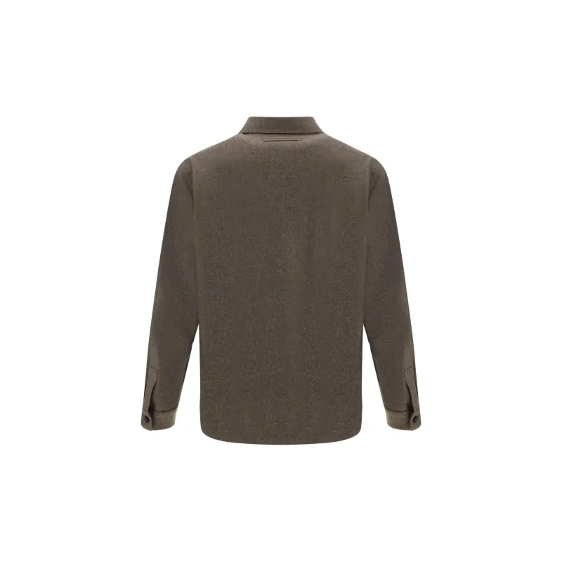 Ermenegildo Zegna Patch Pocket Shirt Jacket-1