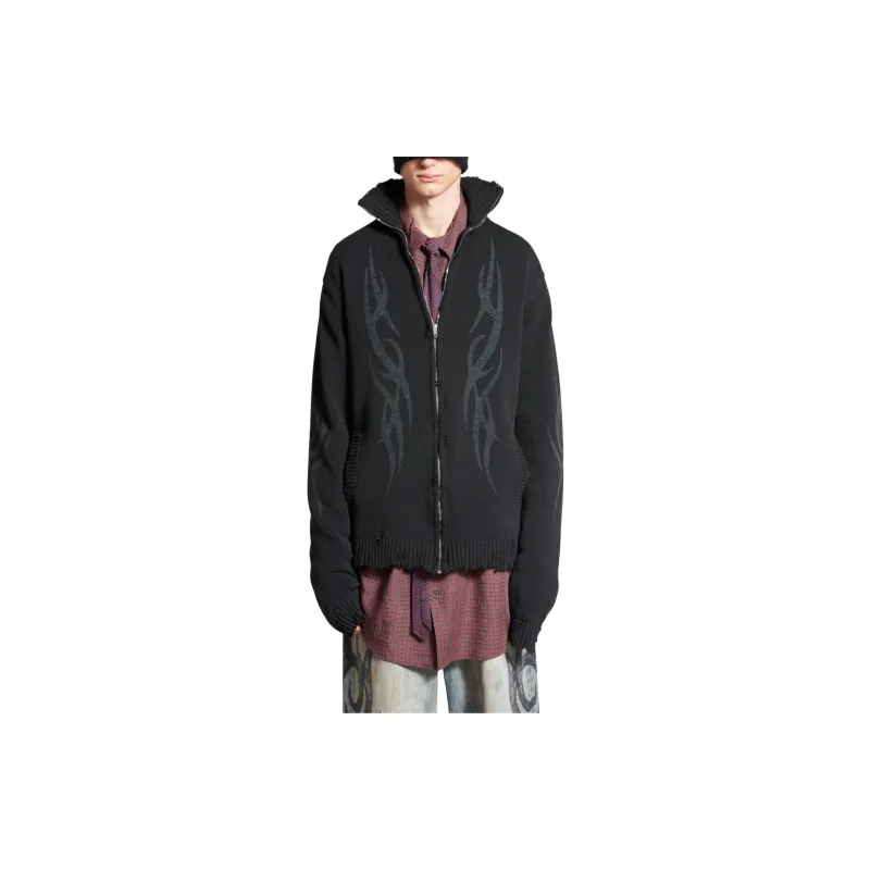 Balenciaga Y2K Zip Up Cardigan-5