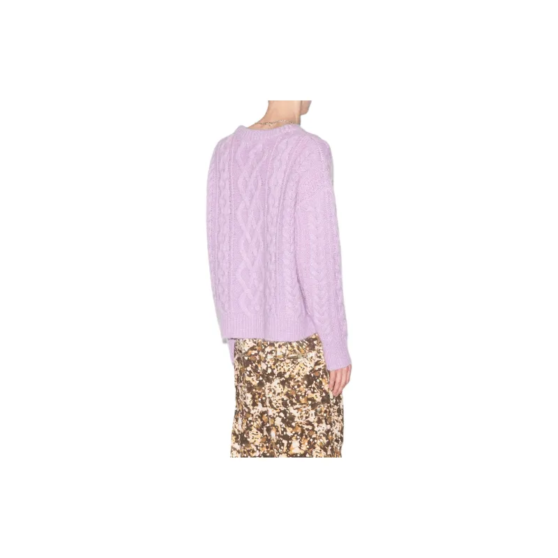 ISABEL MARANT Cable knit Wool mohair Blend Jumper-3