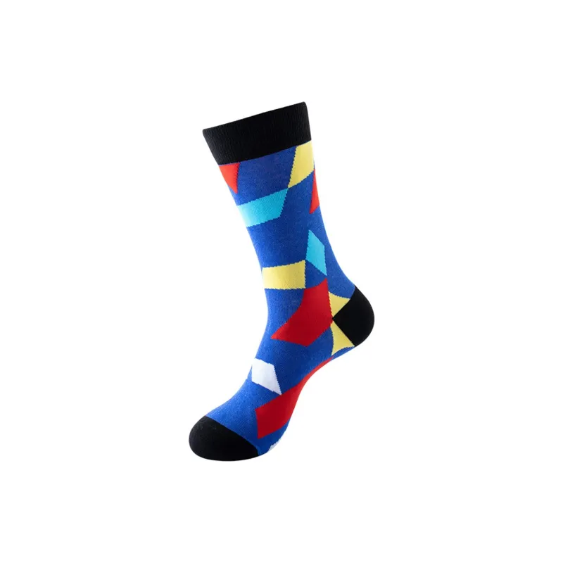 Flowers In Water Mid-Calf Socks Men's 4 Pack-2