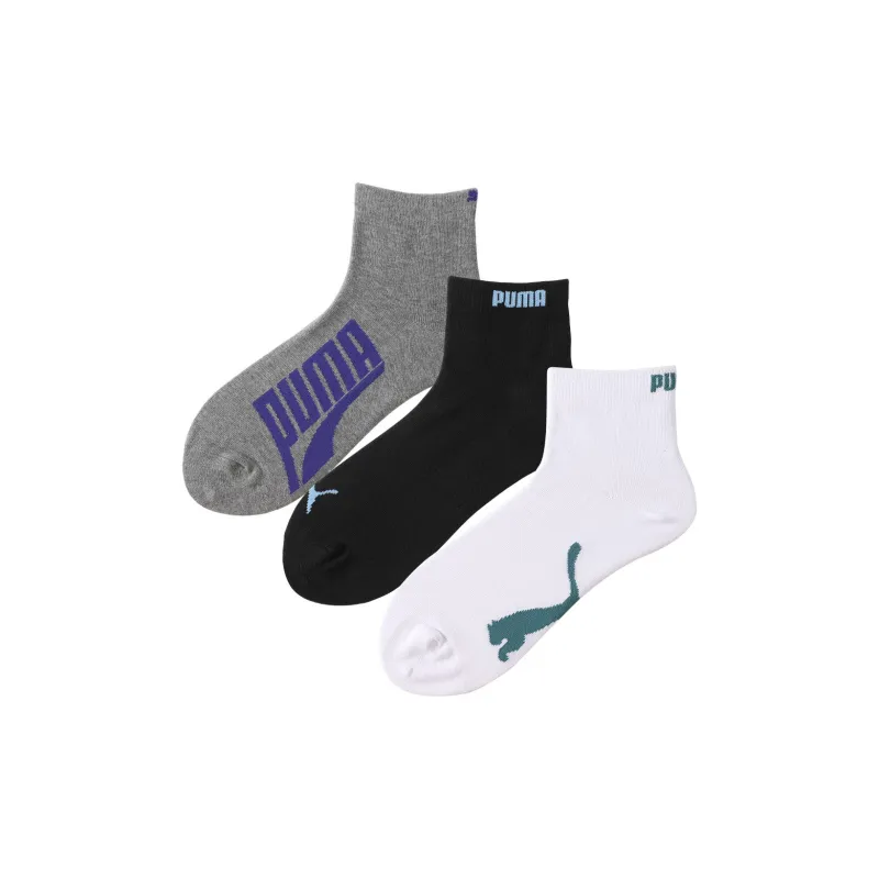 PUMA Mid Calf Socks Unisex 3 Pack-2