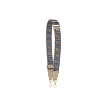 FENDI Polyamide Bag Shoulder Strap Women's Light Blue