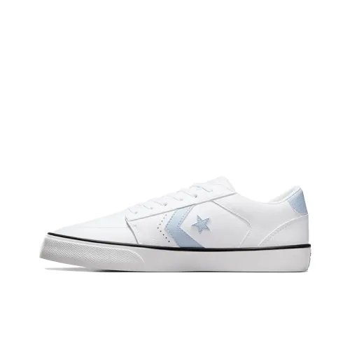 Converse Skateboard Shoes Men Low-Top White/Blue